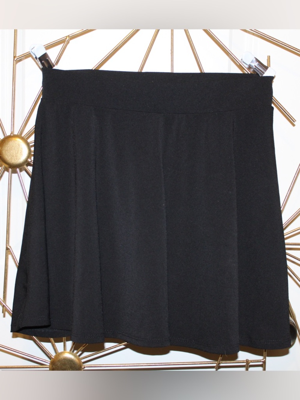 Classic Black A-Line Women's Skirt
